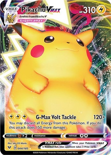 Pikachu vmax 044 185 - -, 044/185