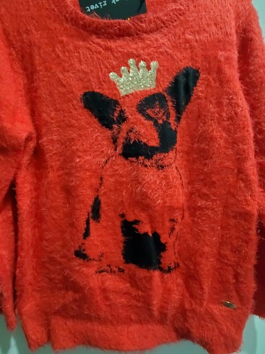 Maglione rivetto nero bulldog - nero,