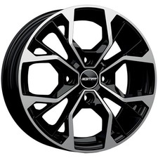 CERCHIO IN LEGA GMP MATISSE PER ALFA ROMEO GT 6.5X16 5X98 BLACK DIAMOND JTQ