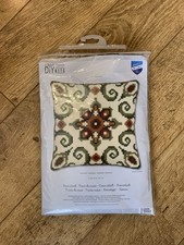 Kit punto croce anteriore cuscino Vervaco design geometrico nuovo e sigillato