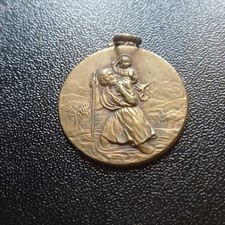 Vecchia Medaglia In Bronzo Militare Mm 23 Buona Conservazione Lotto 1452