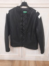 Giubbotto Ragazzo Benetton Ecopelle 2xl 11-12 Anni