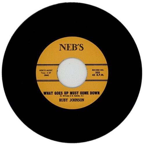 Ruby johnson what goes up - goes,