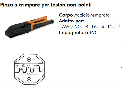 Pinza crimpatrice crimpare - crimpatrice,