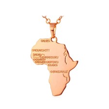 Oro Rosa Africa Ciondolo