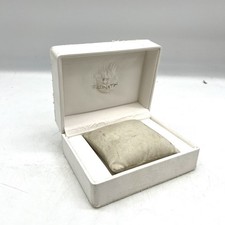 Rara scatola e custodia Zenith originale vintage con inserto bianca pelle