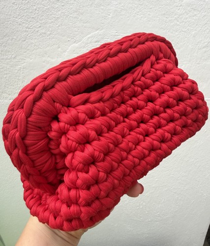 Borsa clutch all uncinetto - borsa, all'uncinetto