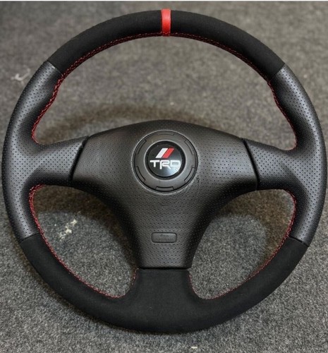 Volante pelle trd alcantara - trd,