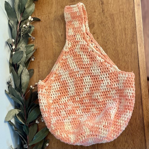 Borsa vintage all'uncinetto