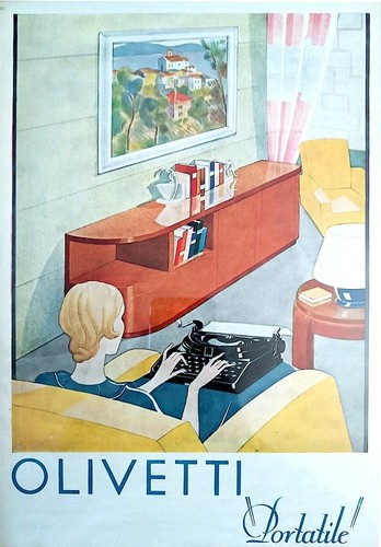 Rara pubblicità olivetti 1932 - rara,