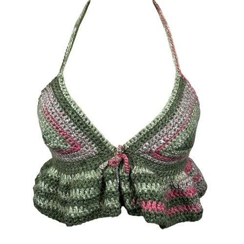 Crop top fatto mano - fatto,
