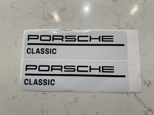 Porsche classic doppio adesivo - porsche,