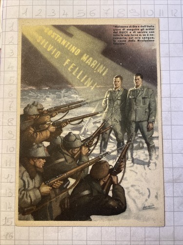 Cartolina propaganda fascista - cartolina,