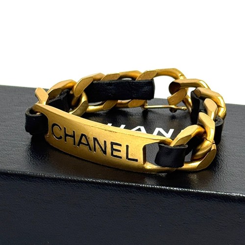 Bracciale chanel 95a logo oro - logo,