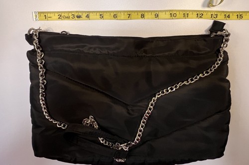 Borsa y2k trapuntata nera - trapuntata,
