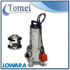 Elettropompa sommersa acque sporche DOMO15 1,1kW 230V Bicanale c/Galleggi Lowara
