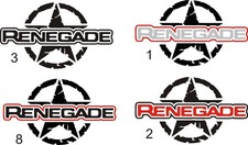Adesivi renegade vari - renegade,