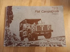 libretto uso manutenzione Fiat Campagnola 1107A