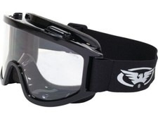 Maschera occhiali moto neri - maschera,