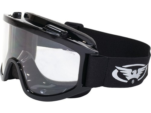 Maschera occhiali moto - moto, neri