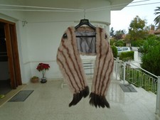 Sciarpa mantello stola visone
