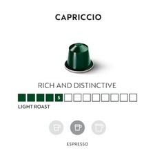 Nespresso Capriccio, Caffè