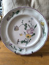 Piatto Choisy La Roy Grande Negozio Con Vaso Etrusco Paris Decoro Veuve Perrin 2