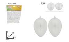 x 2 Pezzi Uovo Plastica