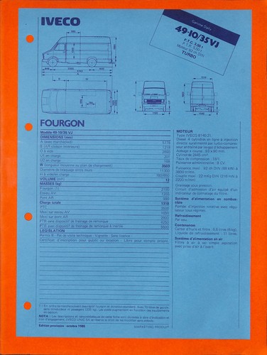 Iveco gamme daily - gamme, /