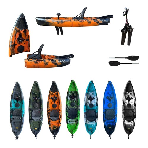 Kayak divisibile pedali con - divisibile,
