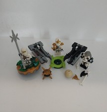 Lotto Lego Ninjago 2507 Zane Tempio del Fuoco 2520 9574 Lloyd ZX Spinner 2509 Kruncha