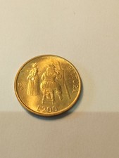 San Marino Moneta Da Lire 200 Pittura Del 1997