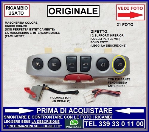 Plancia pulsantiera alzavetri - pulsantiera,