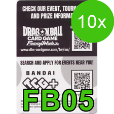 Dragon Ball Super Fusion World FB05 nuovo codice avventura 10x codice veloce