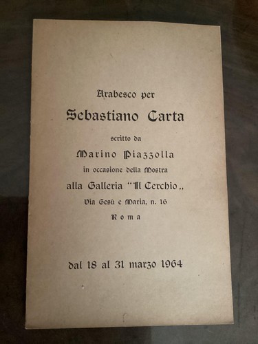 Marino piazzolla arabesco - marino,
