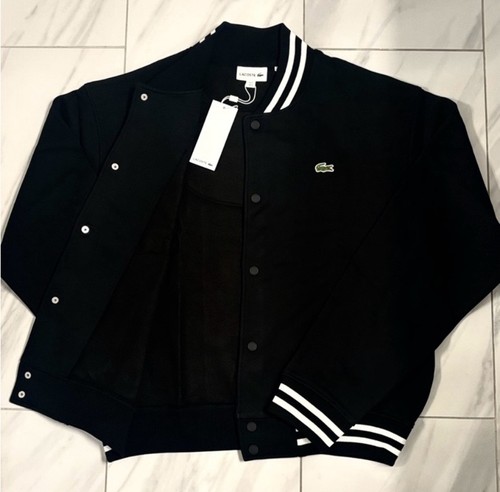 Bomber lacoste uomo logo - bomber, nero