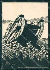 Militari IV Battaglione Carri Armati PIEGHINA cartolina MT9865