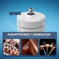 Generatore a magneti permanenti 1000W 1KW motore alternatore eolico brushless senza base