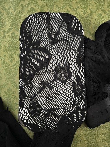 Gucci collant nero motivo - gucci,