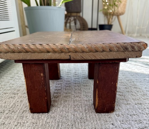 Sgabello vintage legno - sgabello, in