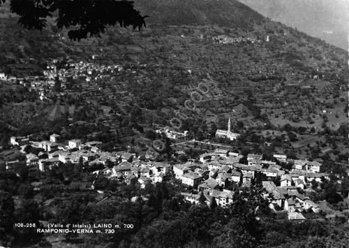 Cartolina laino ramponio - ramponio, verna