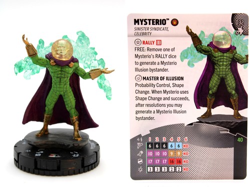 Heroclix 032 mysterio - heroclix, #032