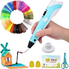 PENNA 3D per Disegni Tridimensionali  Stampa Stereoscopica con SET 3 FILAMENTI