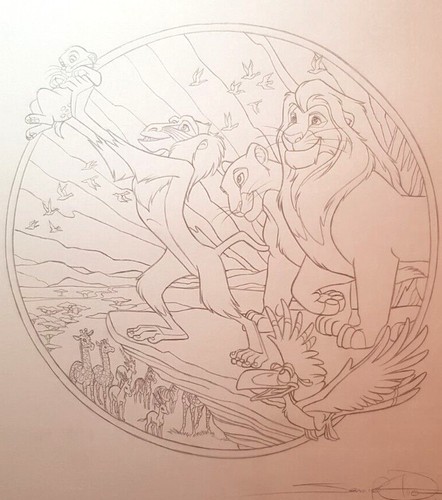 Dessin original le roi - '98,