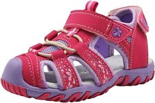 Apakowa Sandali da Bambina con Suola Morbida e Punta Chiusa, Scarpe Estive