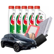 KIT TAGLIANDO RENAULT CAPTUR II CLIO V 1.0 1.3 TCE 4 CASTROL GTX 5W30