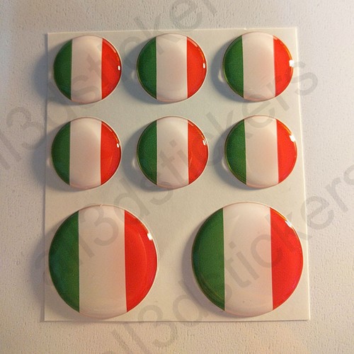 Adesivo italia resinato - italia, 3d