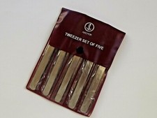 serie 5 pinzette acciaio anti magnetico orologi watch tools tweezers