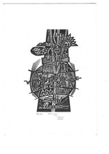 TRANQUILLO MARANGONI biglietto radioamatori firmato + dedica + studio bozzeto