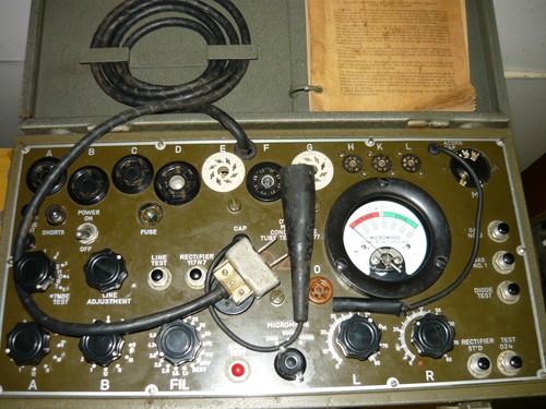 Tube tester provavalvole - tester, -provavalvole